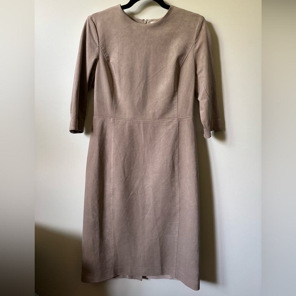 Aritzia Babaton Faux Suede Dress